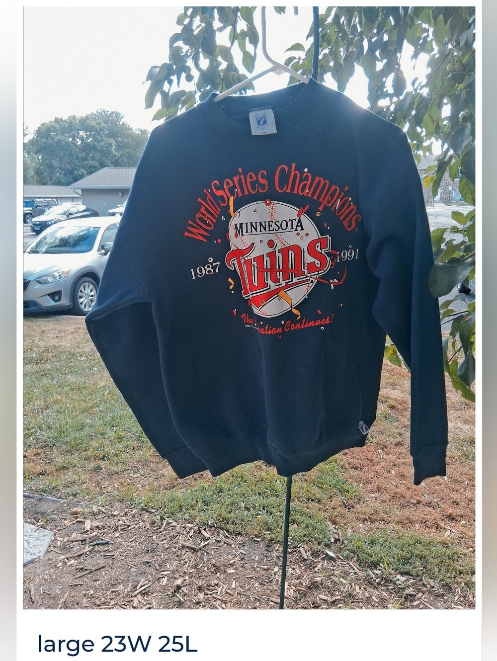 Minnesota Twins Navy World Series Champions Sweatshirt